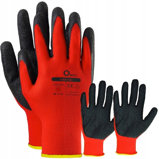 ONYX PREMIUM SILNÉ PRACOVNÉ RUKAVICE VEĽ. 09