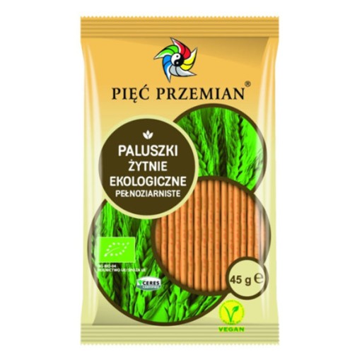 Bio celozrnné ražné tyčinky 45g
