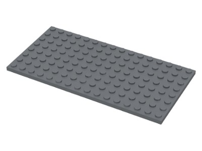LEGO 92438 TANIER 8x16 tmavosivá NOVINKA (17g)