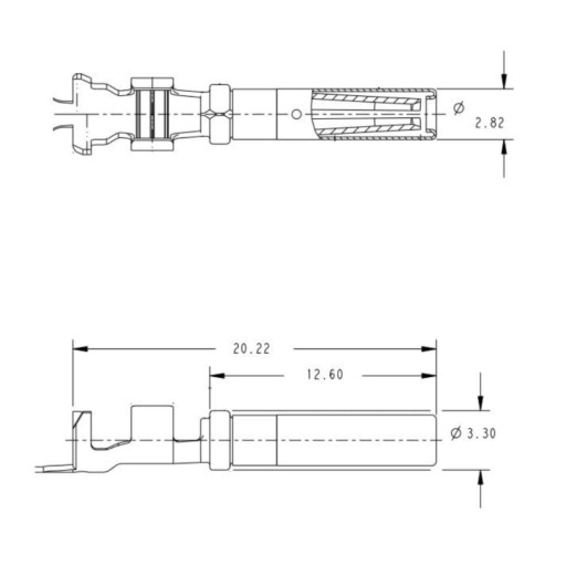 Deutsch-DT konektory 0,75-2,0 mm² /10 kusov/