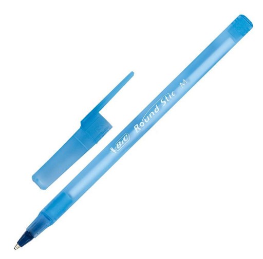 BIC ROUND STIC M 1,0 mm modré guľôčkové pero