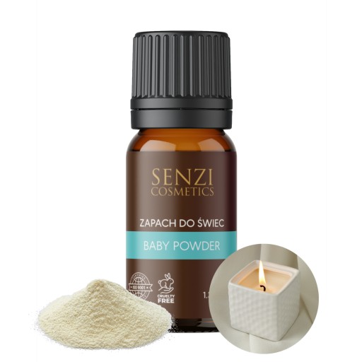 Vôňa na sviečky Vosk na sviečky 10ml BABY POWDER Powder