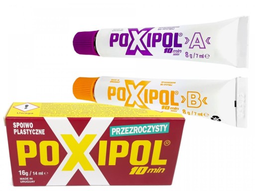 POXIPOL transparentné dvojzložkové lepidlo 16g/14ml