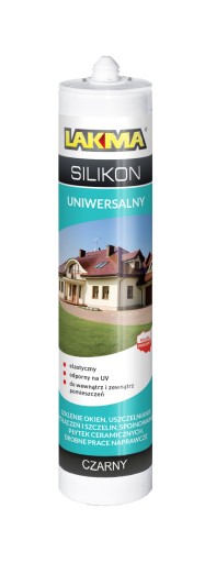 LAKMA Univerzálny silikónový tmel Resistant Durable SU Black 280ml