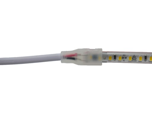 LED PÁS 230V 2835 120 LED 10W STUDENÁ BIELA, KAŽDÝCH 10 CM ZREZANÁ BEZ NAPÁJANIA