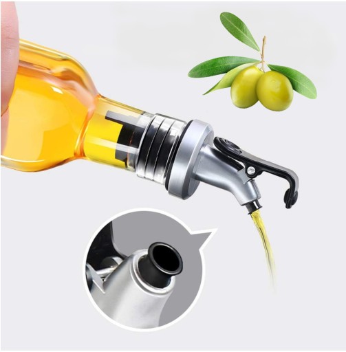 SKLENENÁ FĽAŠA S NÁPLŇOU A DÁVKOVAČOM NA OLIVOVÝ OLEJ VÍNNY OCOT 250ml