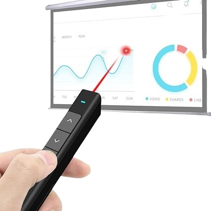 PREZENTÁCIA DIAĽKOVÝ PREZENTÁTOR POWER POINT LASEROVÝ Ukazovateľ Vicloon
