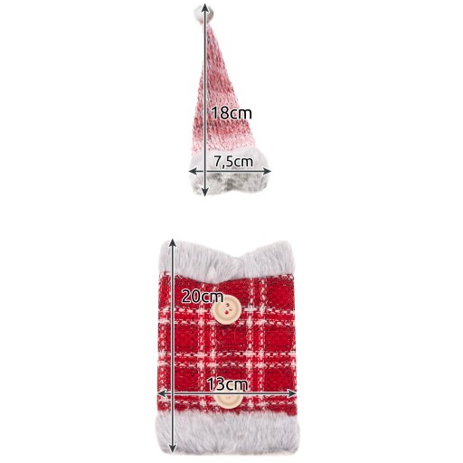 Obal na fľašu Puzdro na oblečenie Christmas Wine Christmas