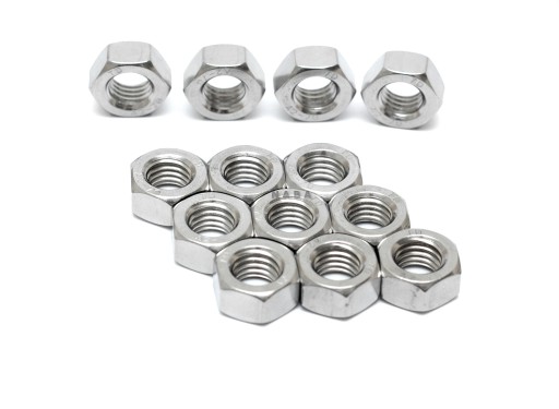 DIN 934 A2 M10 OBYČAJNÁ NEREZOVÁ MATICA Šesťhranná sada INOX (10)