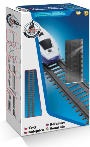 Loco Toys Dráhy s brzdou - rozširovacia sada