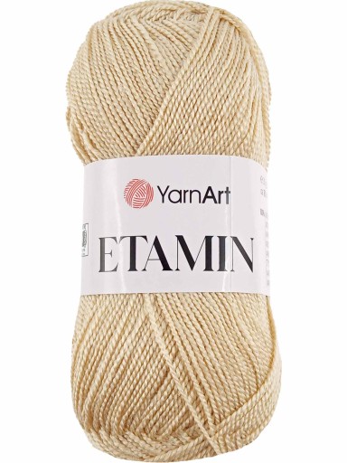 YarnArt Etaminová priadza 30 g 180 m farba 448 svetlo béžová