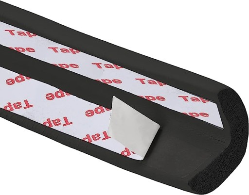 PENOVÁ PÁSKA OCHRANNÁ HRANY, ROHY, ROHY, 2 METRE, ČIERNA