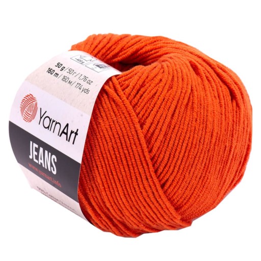 YarnArt Jeans 85 Dark Orange