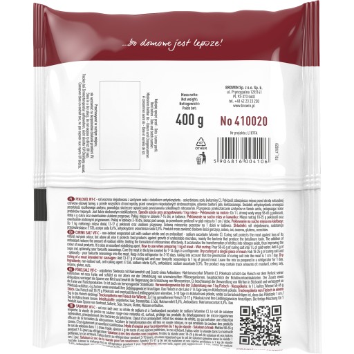 Nakladacia soľ, nakladacia soľ s vitamínom C, 400g