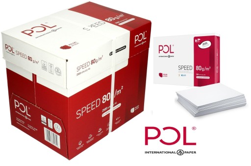 Kancelársky papier PolSpeed, formát A4, 80g, 500 listov