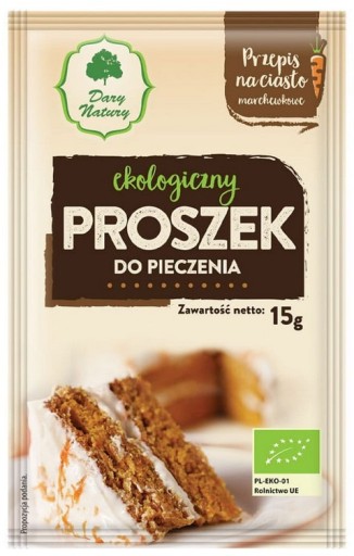 BIO prášok do pečiva 15g DARY NATURY