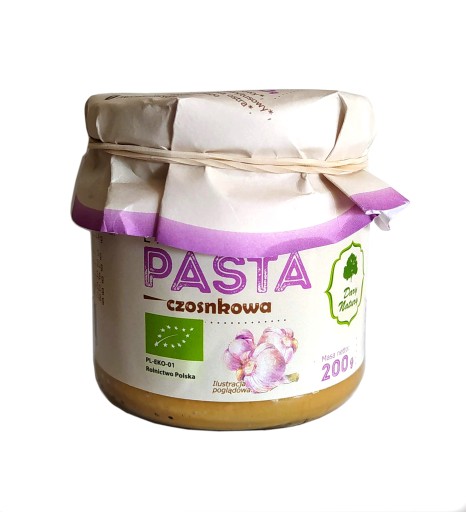 Eko cesnaková pasta 200g - Dary Natury