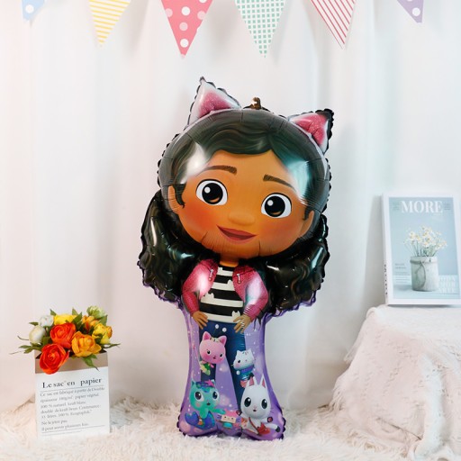 FÓLIOVÝ BALÓN MAČKA DOMČEK NARODENINY GABI 92cm XXL
