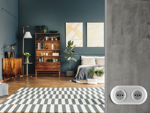 LOFT RETRO 230V ZÁSUVKA S KOLÍKOM JLM BEZ RÁMU
