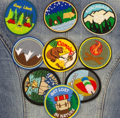 TERMO Scout Patches SET Camping Mountains Forest