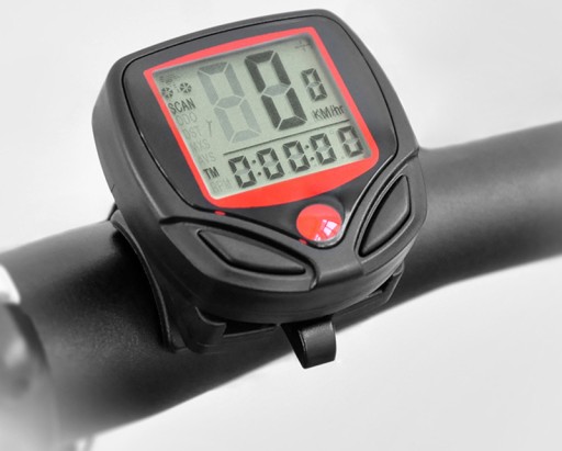 BICYKLOVÝ PULT VODEODOLNÝ LCD RÝCHLOMER