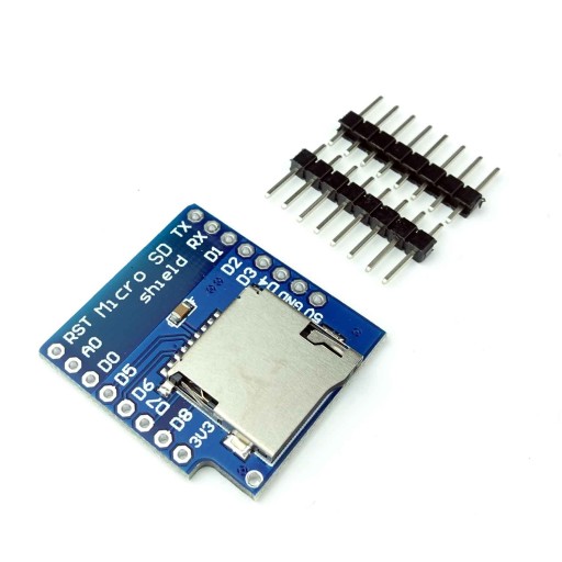 Prekrytie čítačky kariet mini microSD Shield Wemos D1