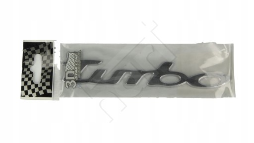 TURBO Chrómový znak VW AUDI FIAT BMW OPEL HONDA
