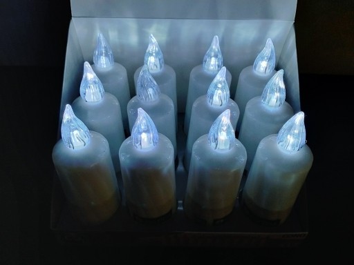 LED VLOŽKA PRE GRANES VEĽKÉ VLOŽKY 16CM PRE BATÉRIE R6 VYSOKÁ ČERVENÁ