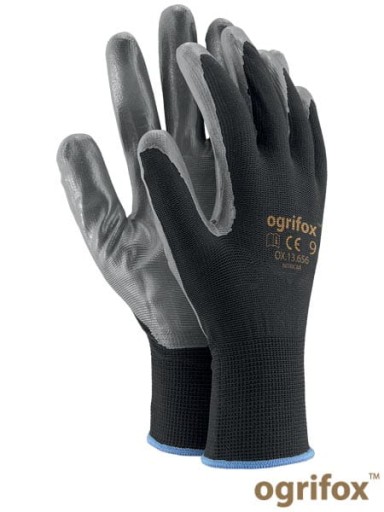 Pracovné rukavice NITRILE Ogrifox OX-NITRICAR_BS8