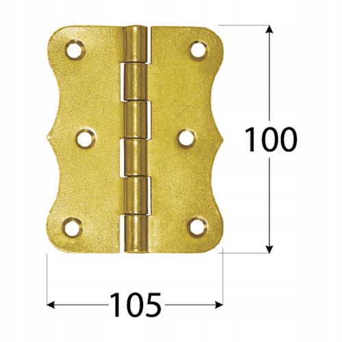 Zlatý pánt 100x105x2,0 ZO100ZNZ