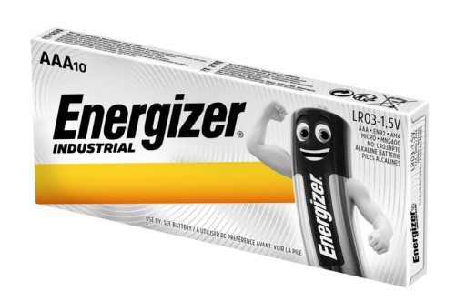 10x VÝKONNÝ ENERGIZER INDUSTRIAL LR3 R3 AAA BATÉRIA