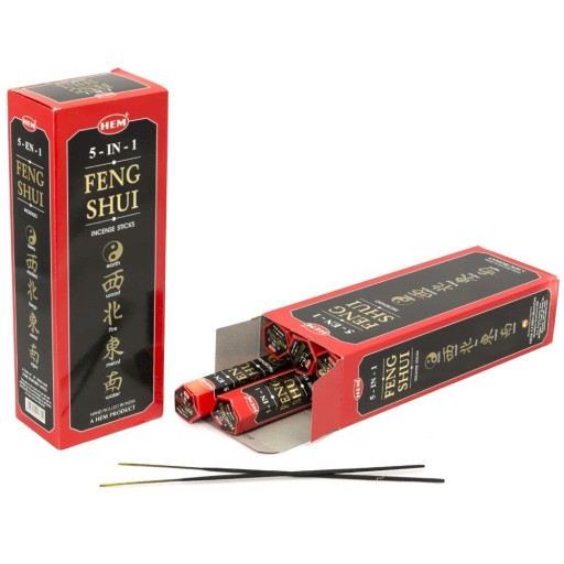 Indické vonné tyčinky Feng Shui Aroma 20 kusov HEM