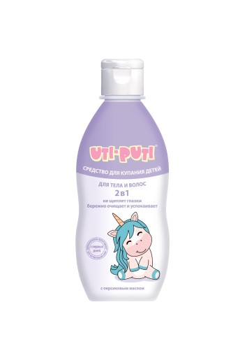 UTI-PUTI GÉL-ŠAMPÓN NA VLASY 200ML BABY 0+ OLEJ