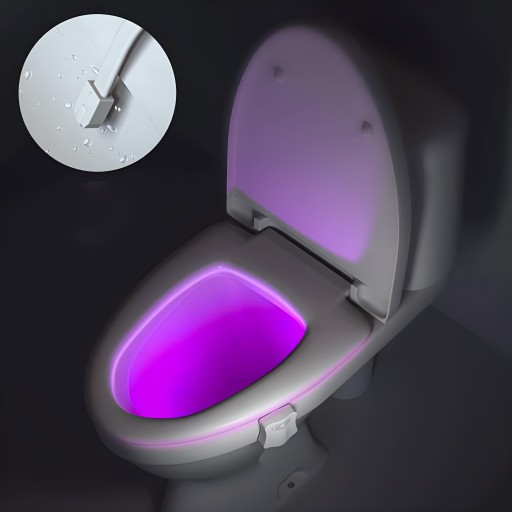 LED LAMPA PRE WC, SENZOR POHYBU A SVETLA