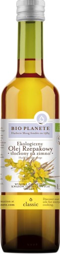 REPKOVÝ OLEJ LISOVANÝ ZA STUDENA, BIO 500 ml - BIO PLANÉTA