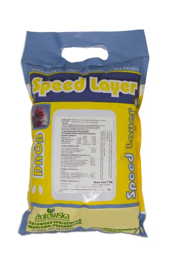 Kŕmna zmes Speed Layer - Posilňovač znášky, krmivo pre nosnice - 1 kg