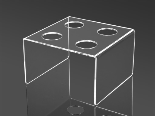 STOJAN, PODAVAČ, STOJAN NA 4 PLEXI ZMRZLINU, 3 mm