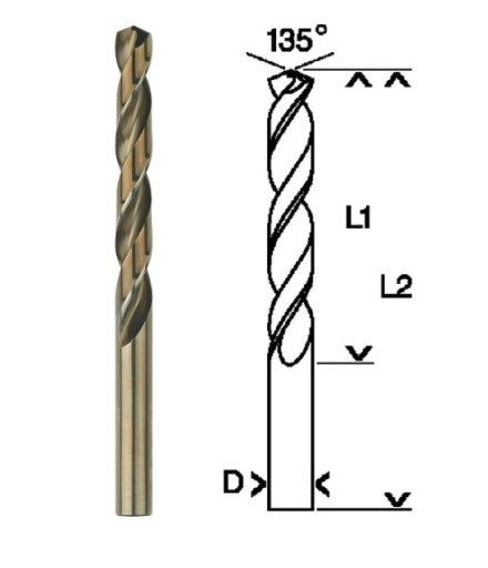 BOSCH VŔTAČKA DO KOVU VŔTAČKA HSS-Co Cobalt 7 mm 1 ks.