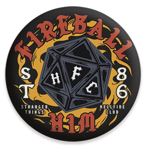 Stranger Things 4 Fireball - špendlík, špendlíky