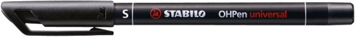 Stabilo OHP S fólia, 0,4 mm, čierna