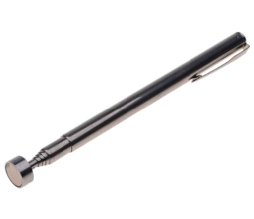 Teleskopický dielenský magnet so sklopným magnetom, dĺžka 630 mm