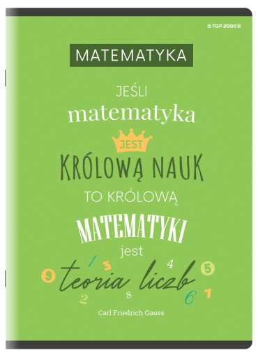 TEMATICKÁ KNIHA MATEMATIKA A4 60K TOP2000 MODEL 1