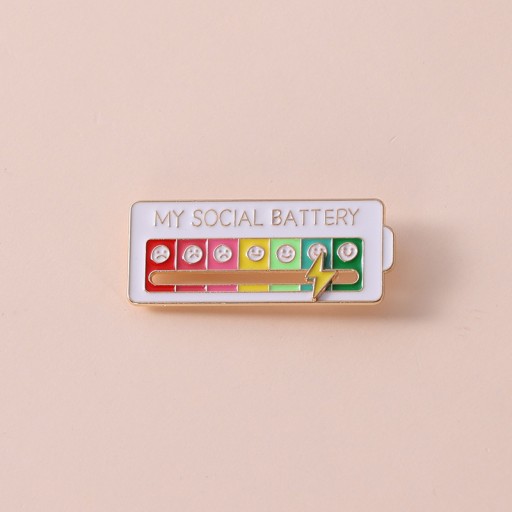 INDIKÁTOR BATERIE HUMOR Pin Nasuň sa na BATOH NA OBLEČENIE Nastavte SA!