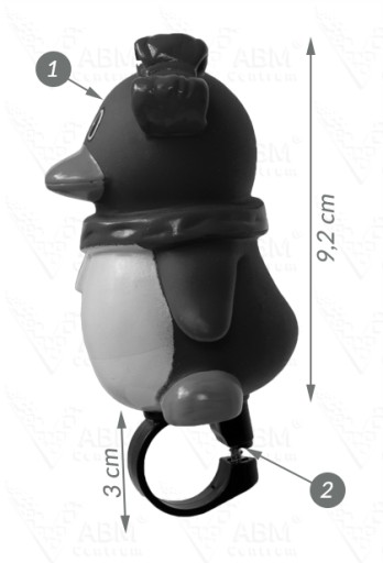 PIPE BIKE BELL PENGUIN TRUBKA