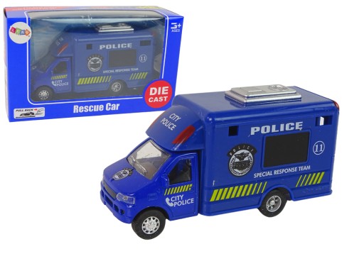 Auto Policajný hasičský zbor Friction Drive 3 modely