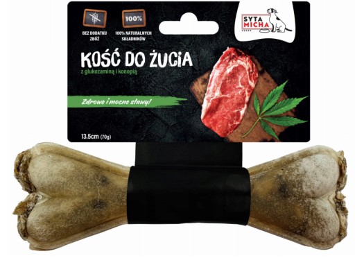 SITUOVANÁ MICHA ŽUVACIA KOST PRE SILNÉ KĹBY 13,5CM