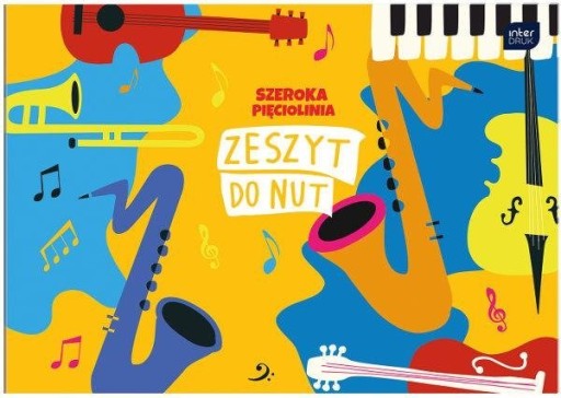 Hudobný zápisník B5 16k Mix vzorov
