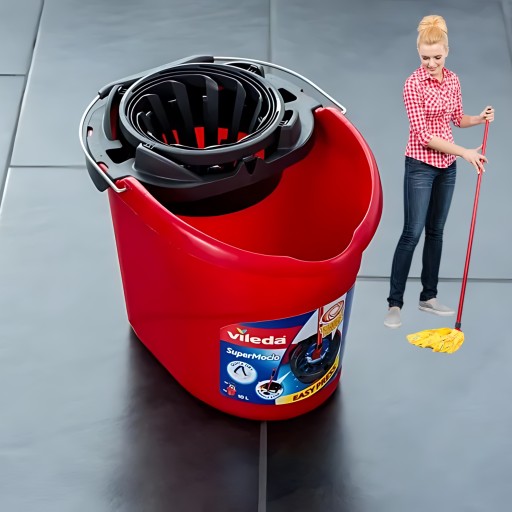 Vložka Vileda do mopu Super Mocio Soft, PRUHOVANÁ, ŽLTÁ
