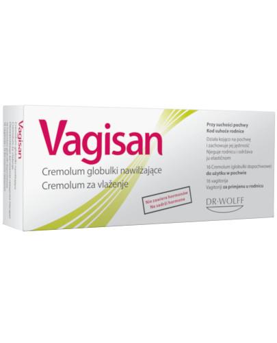 Vagisan Cremolum hydratačné pesary na vaginálnu suchosť 16 ks