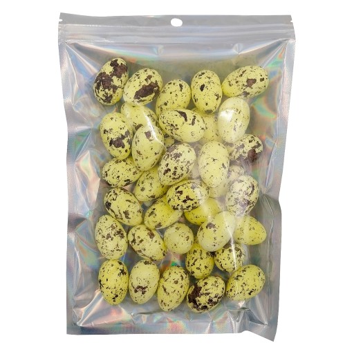 STYROPENOVÉ VAJCIA ŽLTÉ škvrnité MALÉ VAJCIA 36ks 3cm
